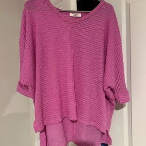 Zenana Outfitters Pink Sweater